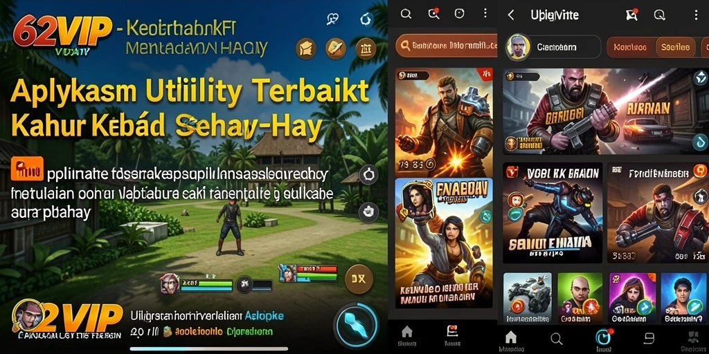 Tampilan utama aplikasi 62VIP dengan fitur pengingat dan manajemen tugas.
