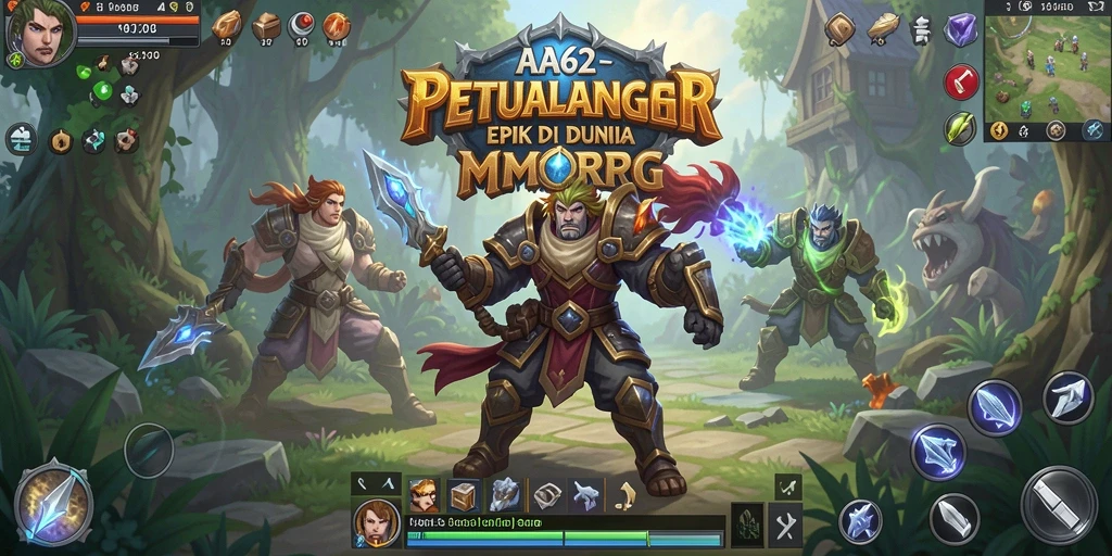 Gameplay seru di dunia fantasi MMORPG yang menakjubkan.