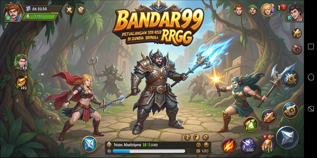Tangkapan layar menampilkan aksi seru dalam gameplay RPG.