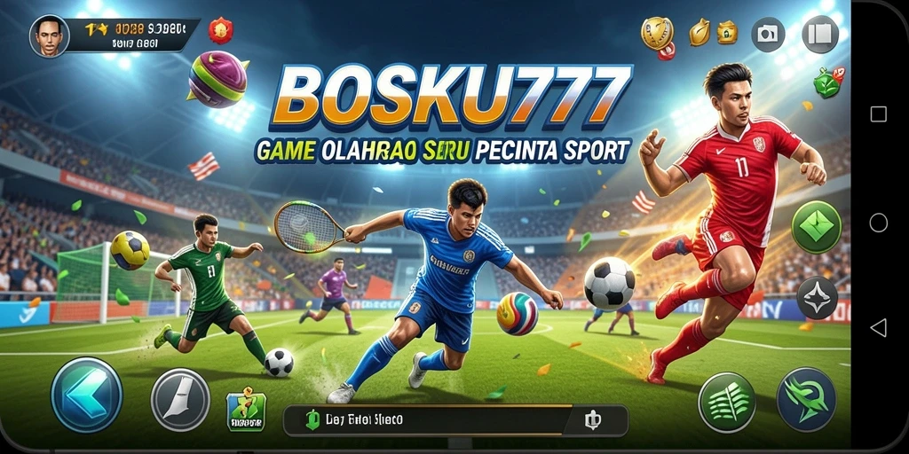 Tampilan seru gameplay olahraga di BOSKU777.