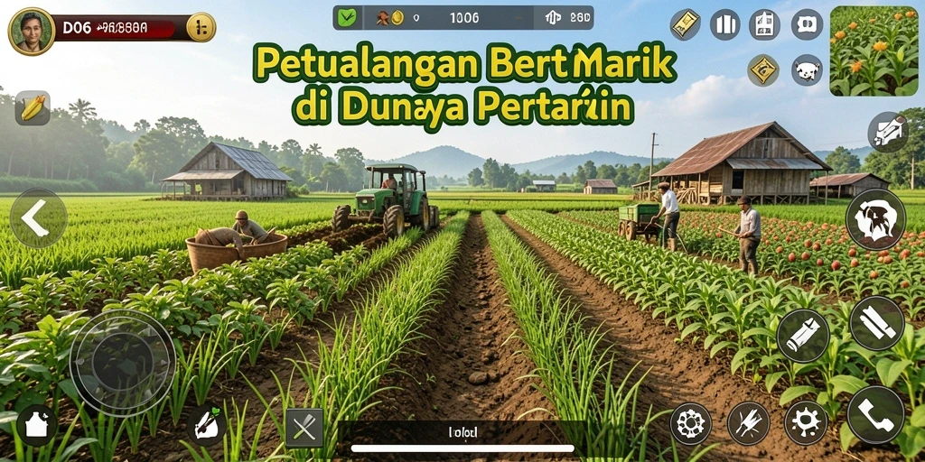 Tangkapan layar D06 menampilkan gameplay bertani yang mendebarkan.