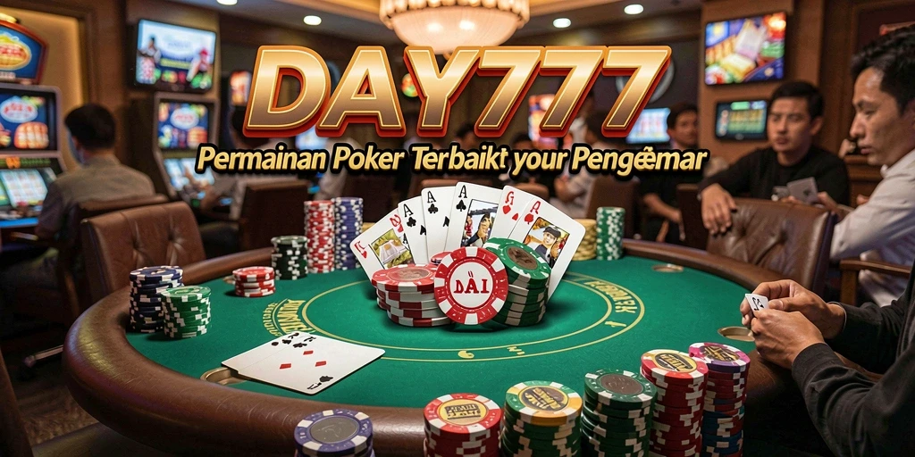 Tampilan gameplay menarik dari aplikasi poker DAY777.