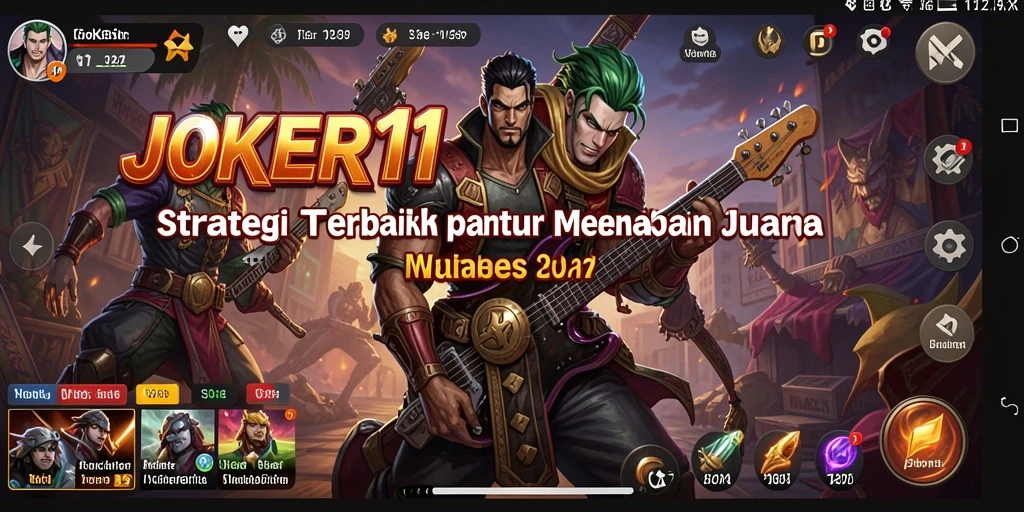 Gameplay mendebarkan JOKER11 saat merancang strategi.