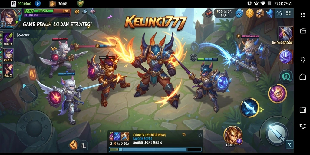 Tangkapan layar gameplay <strong>KELINCI777</strong> yang intens dan menarik.