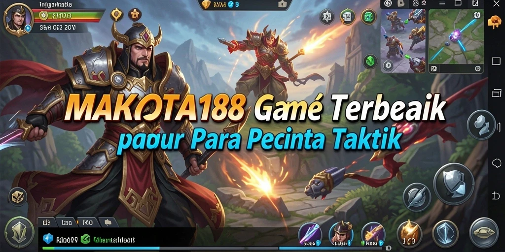 Tangkapan layar gameplay MAHKOTA188 yang menampilkan strategi perang yang mendebarkan.