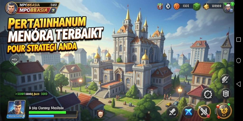 Tangkapan layar MPO88ASIA menunjukkan aksi pertahanan menara yang seru.