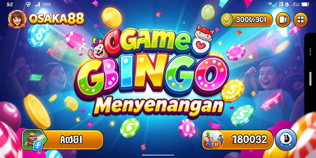 Tampilan gameplay seru dalam OSAKA88 yang menampilkan suasana permainan Bingo.