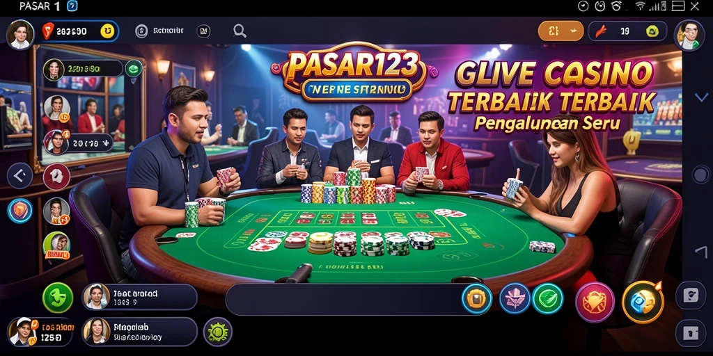 Gameplay Live Casino yang seru dengan dealer profesional dan interaksi sosial.