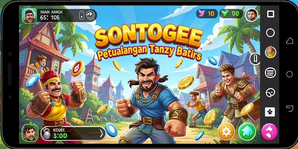 Tampilan gameplay seru dan menantang dari SONTOGEL.