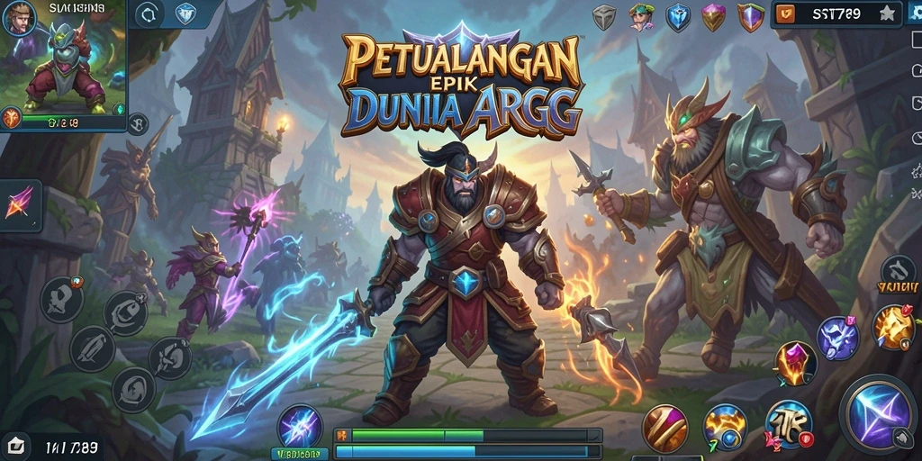 Tampilan gameplay ARPG yang menegangkan dalam ST789.