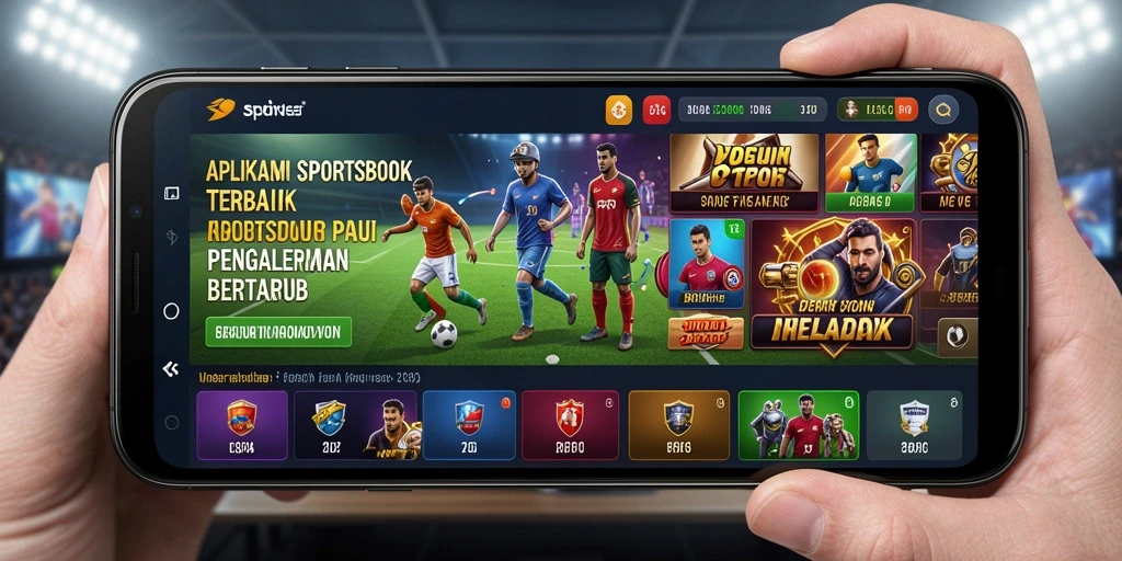 Tampilan menarik dari gameplay Sportsbook T6.