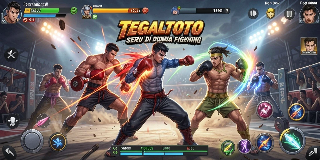 Gameplay pertarungan yang seru di TEGALTOTO dengan aksi yang mendebarkan.