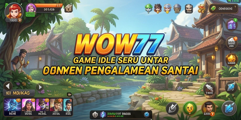 Screenshot WOW77 menampilkan gameplay Idle yang mengasyikkan dan interaktif.